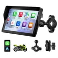 thumbnail image 1 of YCV 5" Wireless CarPlay for Motorcycle Touchscreen with Android Auto, HD Waterproof Screen Portable GPS Navigastion System, Suppo, 1 of 7