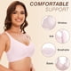 thumbnail image 3 of Bra Greoay Wireless Push-Up, sin costuras, soporte total, cuello en V, 3 of 8