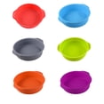 thumbnail image 4 of Bewildely Molde de silicona para pastel de forma redonda de color aleatorio, 1 Uds., utensilios de cocina para hornear, herramientas para pasteles, postres Herramientas y accesorios para hornear Verde Bewildely HA006779-04, 4 of 6