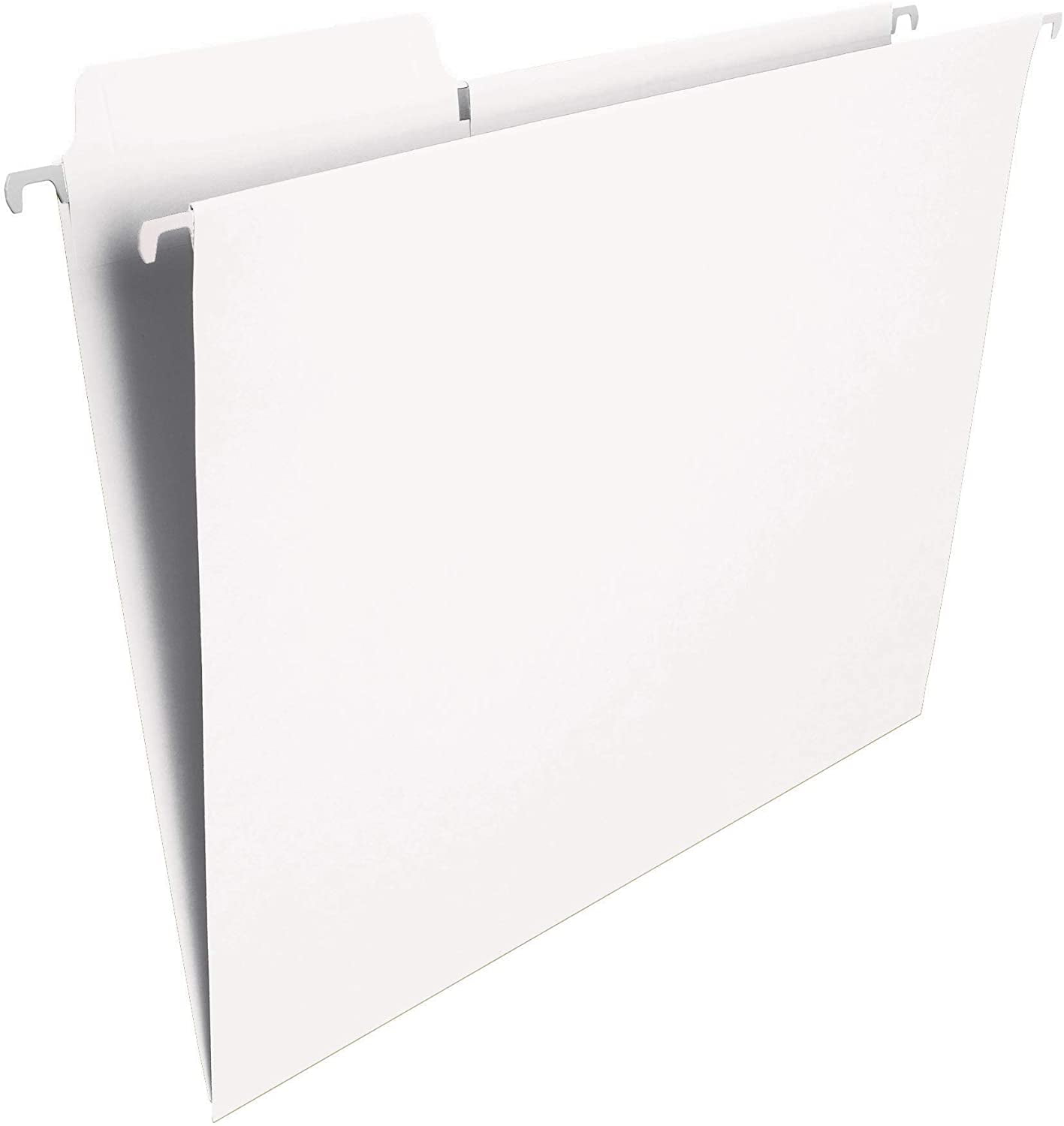 Smead FasTab Hanging File Folder, 1/3Cut Builtin Tab, Letter Size