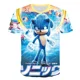 thumbnail image 3 of 20223 Camisetas de manga corta de verano para niños Sonic 2, ropa para bebés de 4 a 14 años, camisetas con estampado 3D, ropa para niños, atuendos para niños, 3 of 5