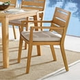thumbnail image 6 of Modway Portsmouth Karri Wood Outdoor Patio Dining Armchair in Natural Taupe, 6 of 6