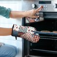 thumbnail image 2 of Pioneer Flower Floral Print Pattern Kitchen Oven Mitt and Pot Holder Sets 2 Pcs for Baking, Cooking and Grilling, Heat Resistant Up To 392 °F, 2 of 7