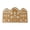 Brown #4, variant on Christmas House Floor Mat Entrance Non Slip Foot Mat | Brown Pvc Silk Ring 40X60X1Cm/15.74X23.62X0.39In | Stain Resistance | Wear Resistance | 1Pcs | 650G/1.43Lb | Christmas Cabin Pattern Mats