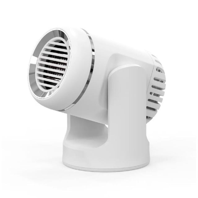 Autoventilatorheizung, Autoheizung und Lüfter 2 in 1, tragbarer Auto -Defroster Schnellheizungspfus Elektrische Lüfterheizung mit 360 ° Rotationsbasis Lüfter Zhivalor WXOTTO-CWY-1903
