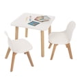 thumbnail image 1 of Mesa Cuadrada Duduk 2 Sillas Frankfurt melamina blanca, 1 of 2