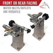 Annovi Reverberi | 2600 PSI Pressure Washer Pump For Excell EXH2425 With Honda Engines W/ Valve. TRS Part Number: 100277 by The ROP Shop