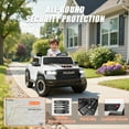 thumbnail image 6 of RAM 1500 RHO 24V Electric Ride On Car for Kids Girls Boys Ages 3-8 2 Seater, Power Ride On Truck Toy with 4 Wheels Suspension, Remote Control, Bluetooth, MP3, White, 6 of 8