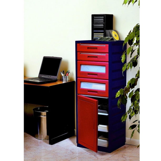 ORGANIZADOR OFICINA CASA 4 CAJONES 1 PUERTA NIVELES Liftor 8233 ...