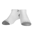 thumbnail image 2 of ODD SOX – Basix Little Kids Ankle Socks – 3-Pack White & Gray – Soft Cotton Blend Low Profile Fit –, 2 of 3