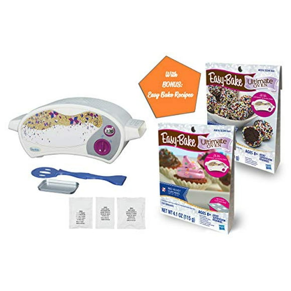 Easy Bake Ultimate Oven with Easy Bake Refill Bundles, Gift Ideas for Boys and Girls, Little Chef Gifts and Holiday Presents (Oven + Choco Truffle & Red Velvet Mixes)