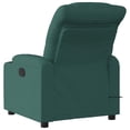 thumbnail image 5 of vidaXL Electric Massage Recliner Chair Dark Green, 5 of 6