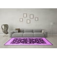 thumbnail image 3 of Ahgly Company Indoor Rectangle Oriental Purple Industrial Area Rugs, 8' x 10', 3 of 4
