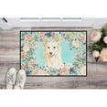thumbnail image 3 of Carolines Treasures CK3403JMAT White Collie Door Mat Indoor Rug or Outdoor Welcome Mat 24x36 Doormat 36"L x 24"W, 3 of 4