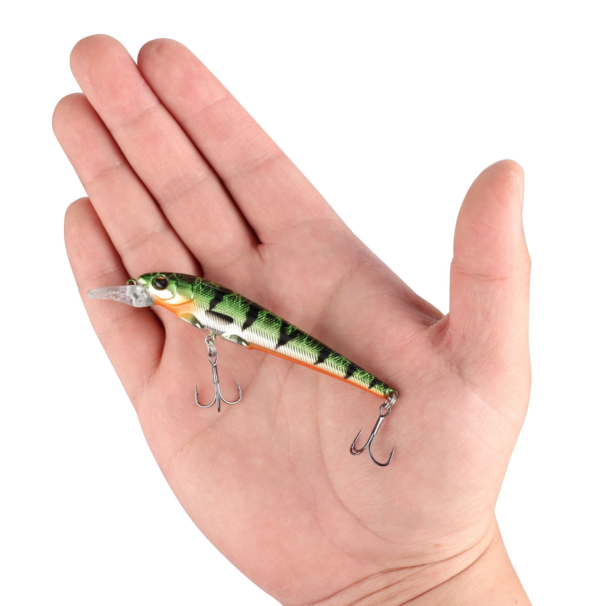 Berkley Hit Stick, 3.5 in, Crankbaits, Chrome Perch (1 Count)
