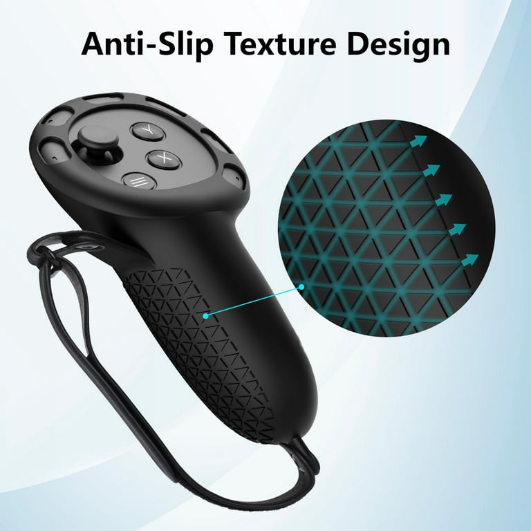 AMVR Silicone Protective Cover With Knuckle Strap for Oculus Quest