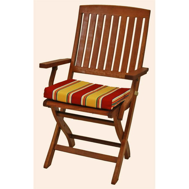Cushion For Outdoor Folding Chair Set, Pompeii Outdoor Furniture