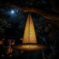 thumbnail image 5 of Halloween Witch Hat Light Hanging Decoration LED Glowing Party Ornament Battery Operated Easy Hanging Spooky Reusable for Front Door Window Fireplace Porch Hauntedy Houses Halloween Party Decor, 5 of 8
