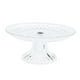 thumbnail image 1 of Platos redondos transparentes de plástico para servir alimentos con soporte de 15 a 35 cm de diámetro. 20cmx9cm, 1 of 9