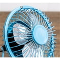 thumbnail image 6 of 4 inch Mini USB Desk Table Fan, Happon Personal Portable USB Fan Desktop Cooling Fan for Home Office Outdoor Camping Travel, Blue, 6 of 8