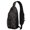 Black Halloween Pumpkins-1, variant on Sling Backpack,Black Halloween Pumpkins Crossbody Bag with Water Bottle Holder,Waterproof Sling Bag for Men/Women with Chest Phone Holder for Hiking,Travel