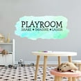 thumbnail image 2 of Quotes & Sayings Wall Decals for Children Playroom - Kids Playroom Regulations Playroom DIY & Creativity Boy Girl Bedroom Wall Sticker - Size: 10 In x 4 In, 2 of 5