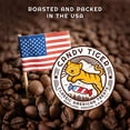 thumbnail image 7 of Candy Tiger USDA Organic medium roast whole bean blend of Nicaragua beans and Brazilian Peaberry. Direct trade, shade grown, 2 lb., 7 of 7