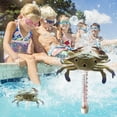 thumbnail image 5 of uhnmki Floating Crab Pool Funny Summer Swimming Pool With Temperature Display Cute Bath Toy For Kids And Adults 2ml, 5 of 5