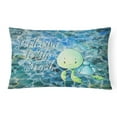 thumbnail image 1 of Carolines Treasures BB8520PW1216 Sea Turtle Welcome Canvas Fabric Decorative Pillow, 1 of 3