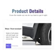 thumbnail image 3 of For Forthing V9 U Tour Xinghai V9 2024 2025 2026 4 PCS Car Mud Flaps Mudguards Splash Guard Front Rear Fenders, 3 of 7