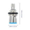 thumbnail image 4 of MasteelfCA 2pcs Hot and Cold Water Faucet Valves Replacement Faucet Valves Core Supplies, 4 of 8