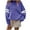 Purple, variant on Annhoo Plus Size Sweatshirts for Women Striped Long Sleeve Crew Neck Tops Fashion Loose Casual Thermal Gym Workout Pullover