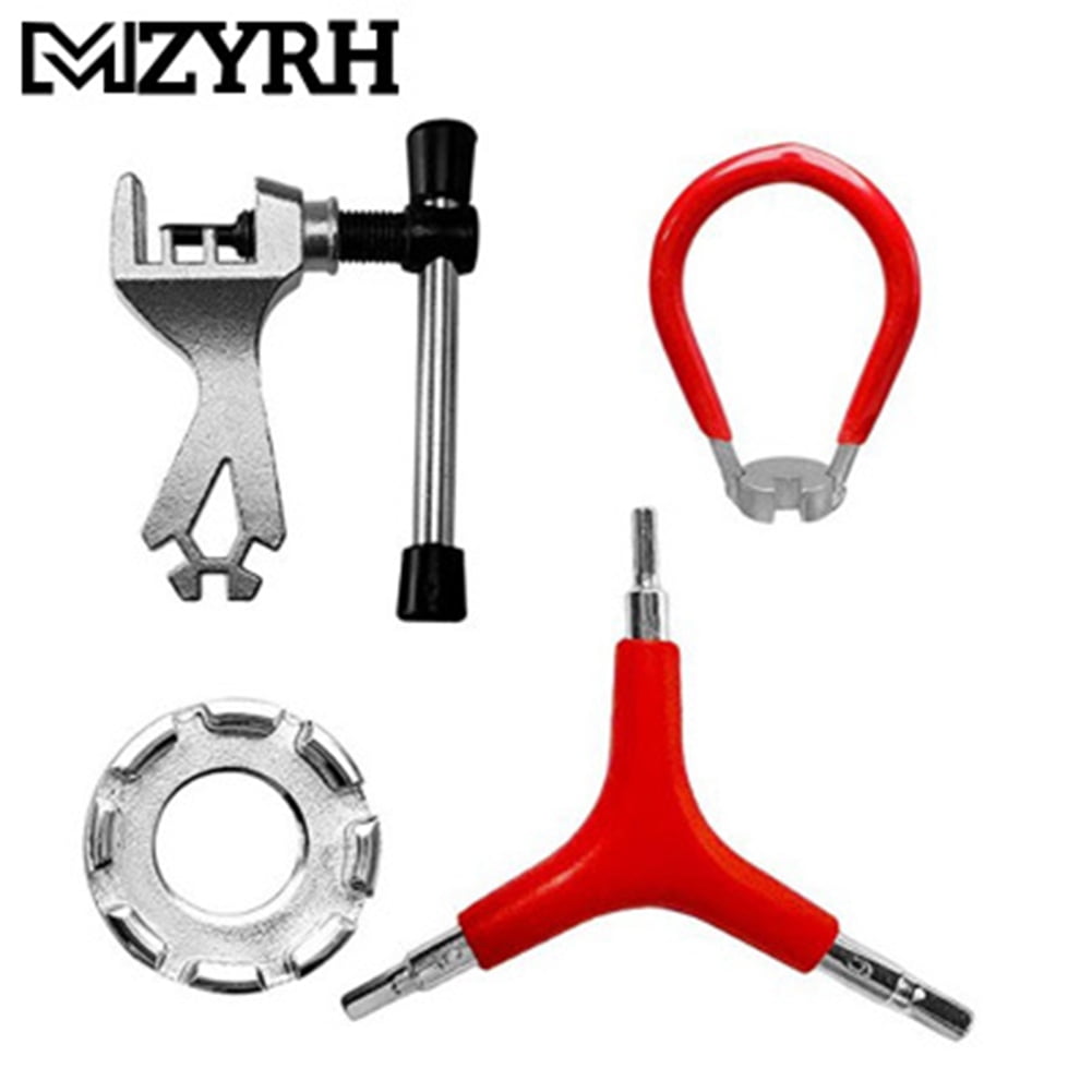 Adjuster Set Bike Spoke Wrench Wheel Rim Nipple Key Spanner 14G Repair Fix Tool 
