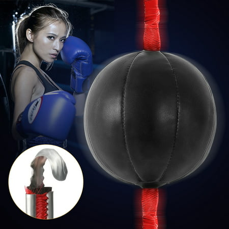 Double End Speedball Boxing Training Fitness Punch PU Speed Ball Bag with Strap