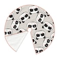 thumbnail image 2 of KLL Cute Panda Christmas Tree Skirt 30" ,Party Decorations Farmhouse for Christmas Decorations Holiday Party, 2 of 6