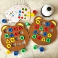 thumbnail image 2 of Juguete Montessori para bebé, rompecabezas 3D de colores a juego, forma geométrica, juego de batalla interactivo educativo para niños Fivean unisex, 2 of 2