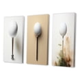 thumbnail image 3 of Designart "Minimalist Golf Tees X" Sports Wall Art Set Of 3 - White Golf Canvas Set For Living Room Decor, 3 of 7