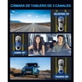 thumbnail image 2 of HAPEMEIN Cámara para Carro, 1080P WiFi DashCam Auto Delantera Trasera Interior con Vigilancia en Estacionamientos 24H,Camara para Auto Interior y Exterior Tarjeta SD 32GB, 2 of 5