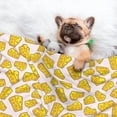 thumbnail image 3 of Pofeuu Cheese Print Puppy Blanket,Dog Blankets,Pet Blanket Cozy Cat Blankets for Indoor Cats, Fuzzy Pet Blanket for Kitten Doggy Dog Blankets-Medium, 3 of 8
