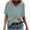 #01 Light Blue, variant on ICHUANYI Womens Print V-neck Tank Tops Short Sleeve Workout Shirts Casual Loose Tees