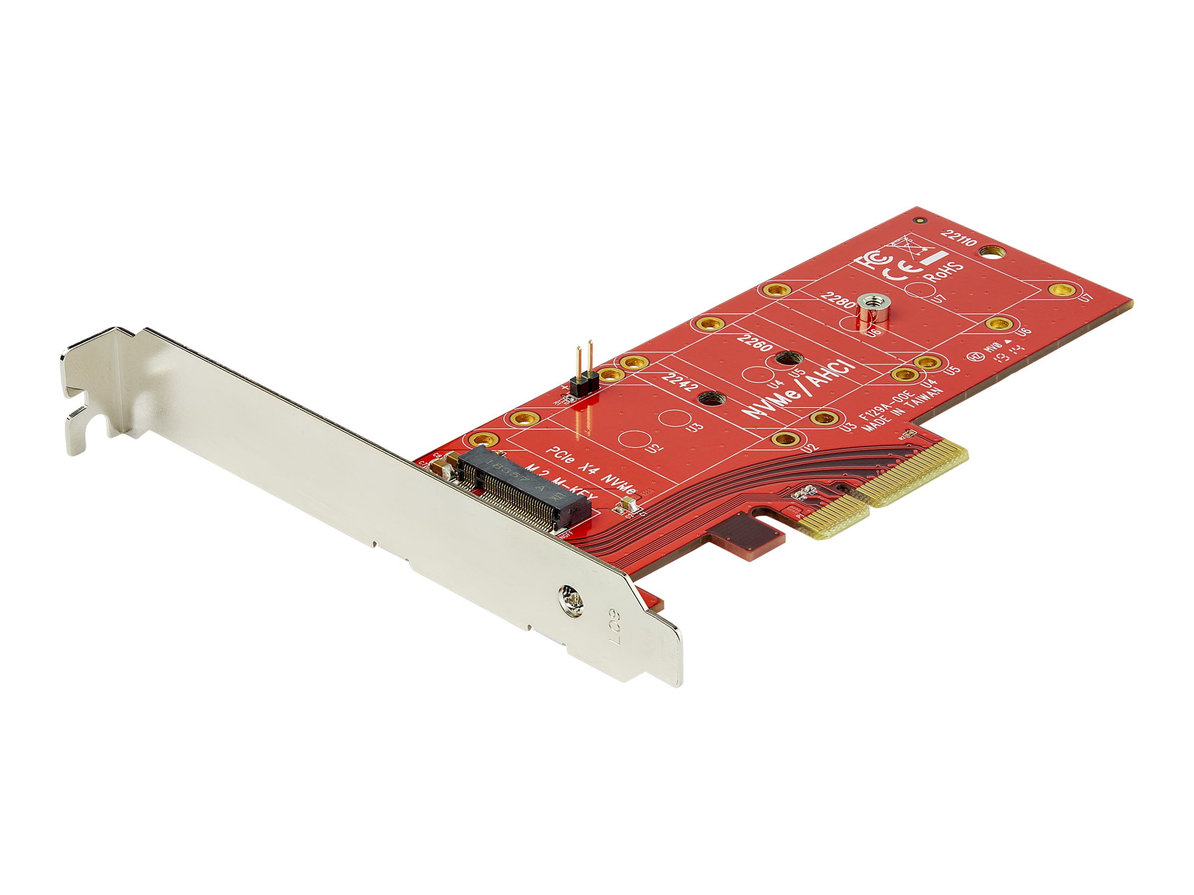 SIIG M.2 NGFF SSD M Key NVME PCIe 3.0 x 4 Card Adapter