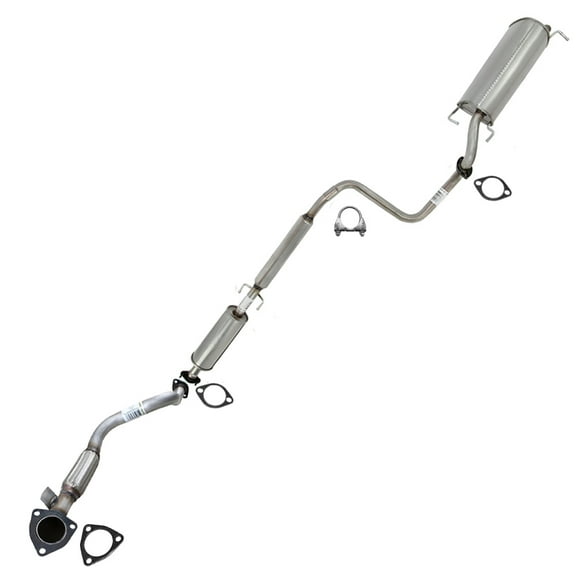 Northeastern Exhaust Stainless Steel Front Pipe, Resonator & Muffler Exhaust System Kit Fits 2004–2008 Chevrolet Aveo 1.6L Sedan – Direct Fit