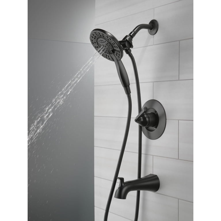 Delta Faucet, Tub and Shower Trim, Matte Black, 10.13 inches