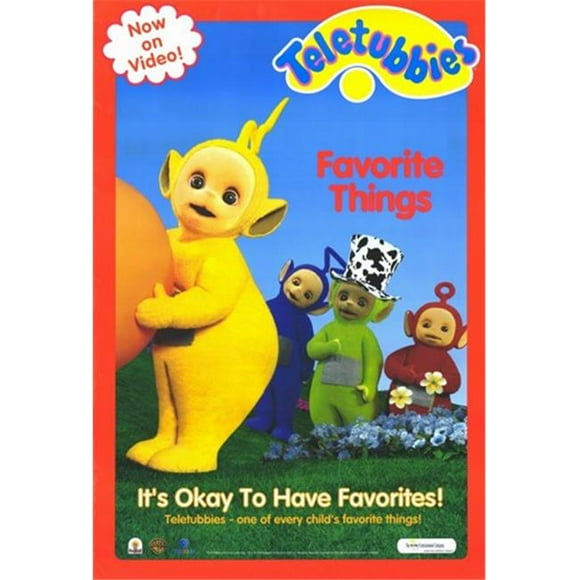 Posterazzi MOV232376 Teletubbies Favorite Things Movie Poster - 11 x 17 in.
