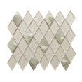 thumbnail image 2 of Altair  Ballagh Diamond Laminated Glass Mosaic Mix Aluminum Wall Tile Silver Grey Sample, 2 of 5