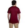 thumbnail image 2 of Fruit of the Loom mens 5 oz. 100% Heavy Cotton HD T-Shirt(3931)-MAROON-4XL, 2 of 3