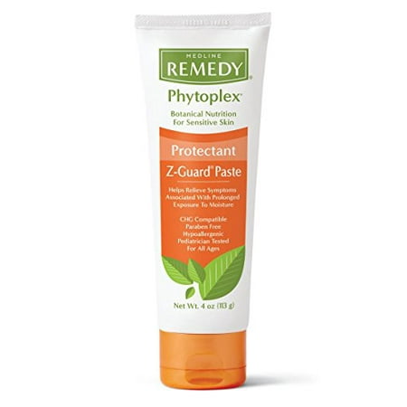 Medline Remedy Phytoplex Z-Guard Skin Protectant Paste, 4 (Best Remedy For Diaper Rash)