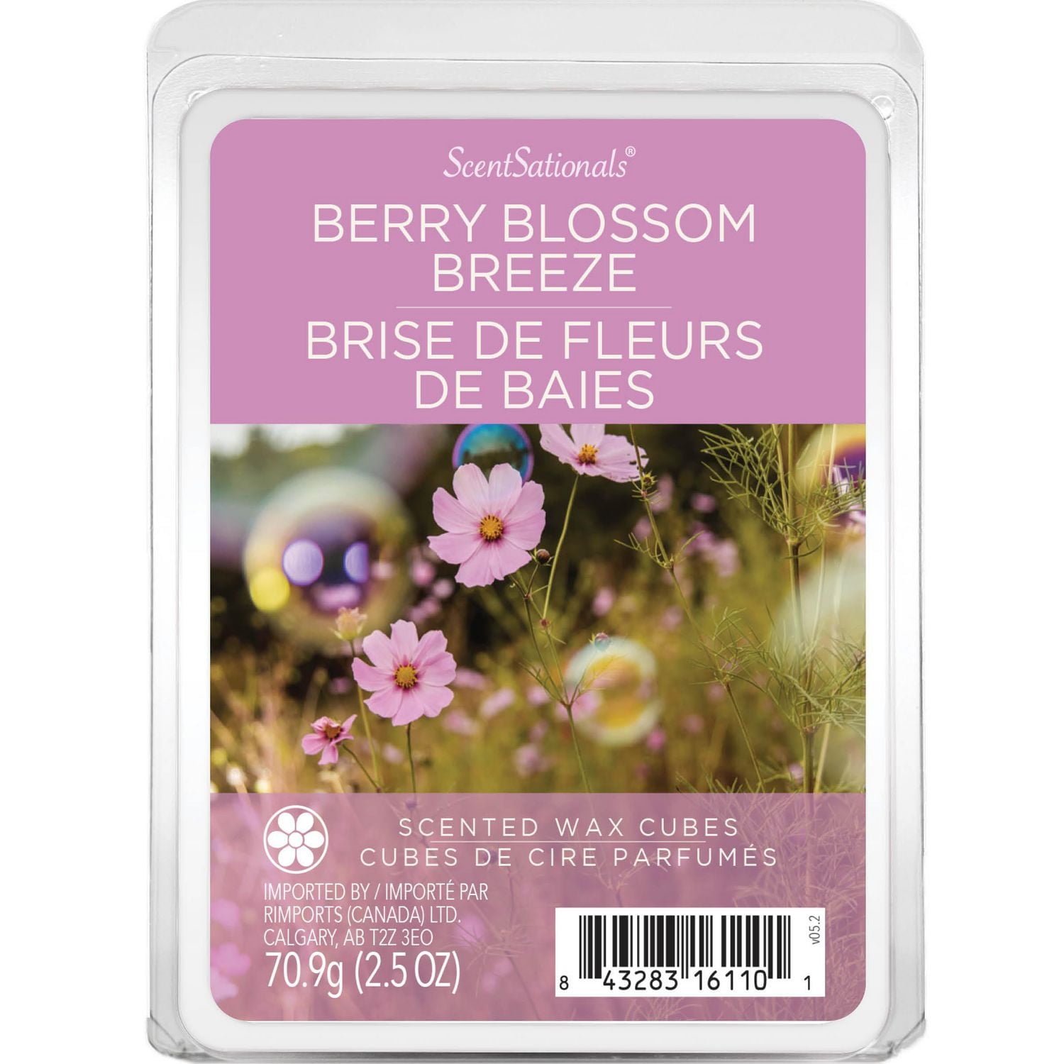ScentSationals, Scented Wax Cubes - Berry Blossom Breeze