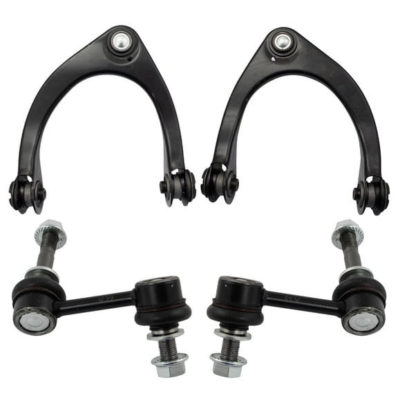 TRQ Front Upper Control Arms Ball Joints & Links Fits 06-15 Lexus IS250 IS350 PSA28651
