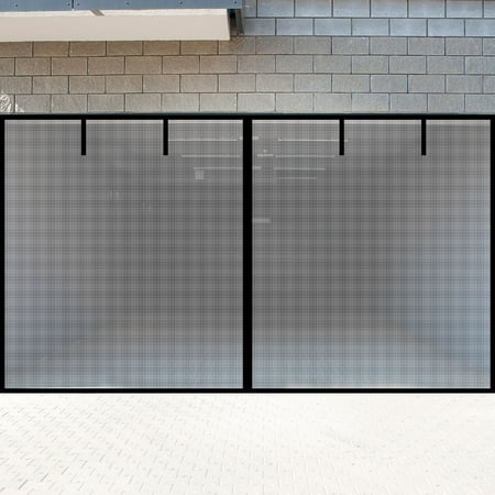 Magnetic Double Garage Screen Door for 2 Car Garage Doors Reinforced